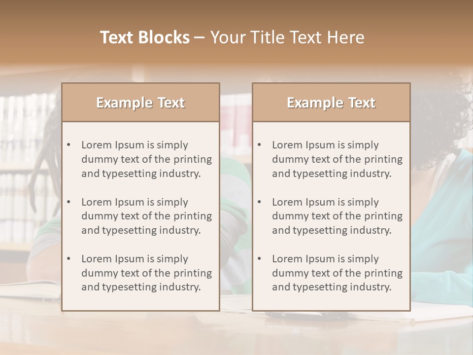 Reading Ethnic Female PowerPoint Template