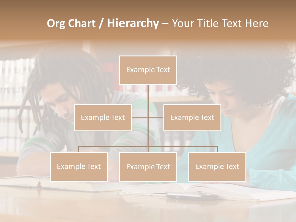 Reading Ethnic Female PowerPoint Template