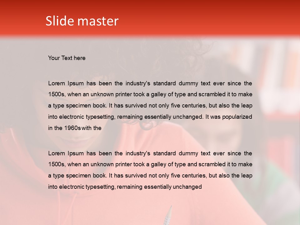 Classroom School Real People PowerPoint Template