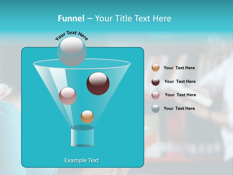 Female One Person Blonde PowerPoint Template