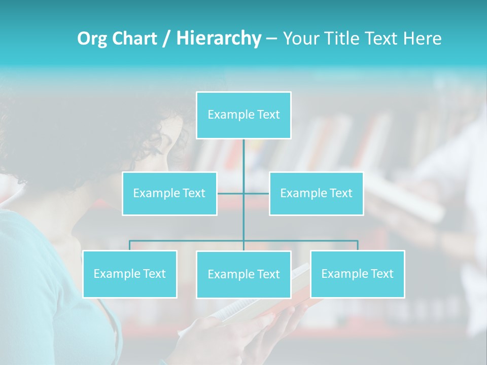 Female One Person Blonde PowerPoint Template