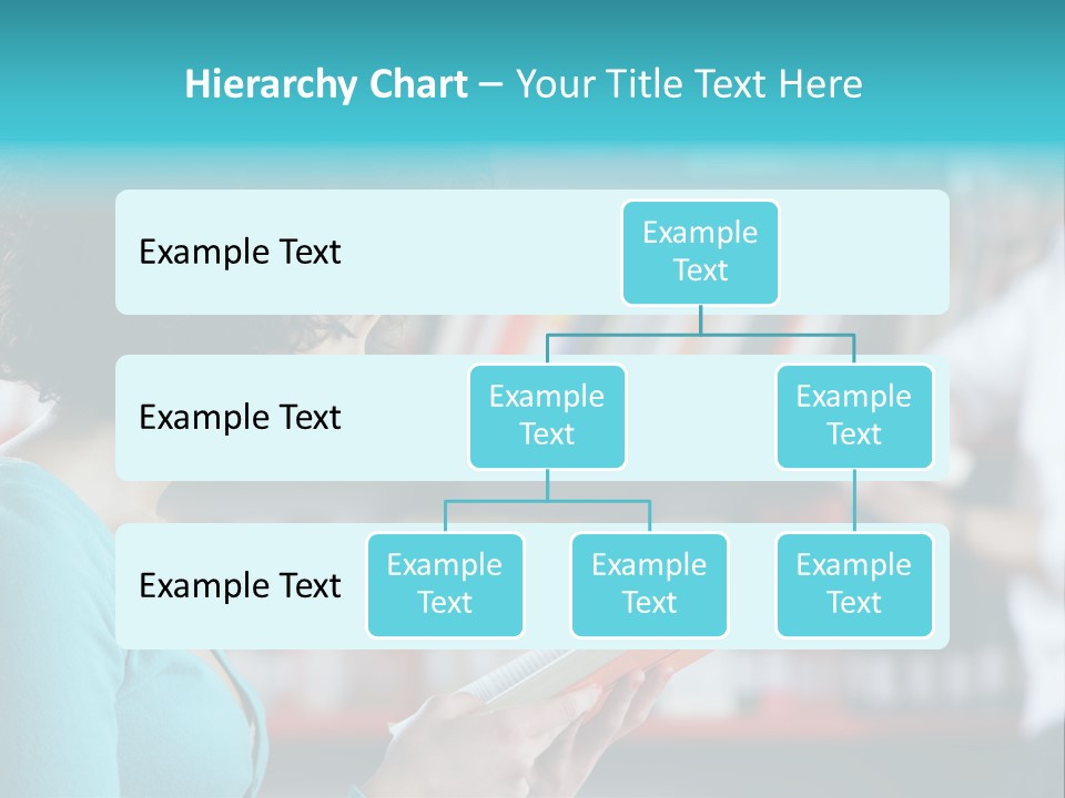 Female One Person Blonde PowerPoint Template