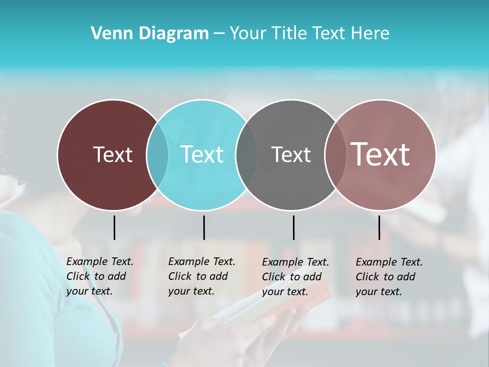 Female One Person Blonde PowerPoint Template