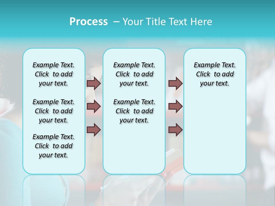 Female One Person Blonde PowerPoint Template