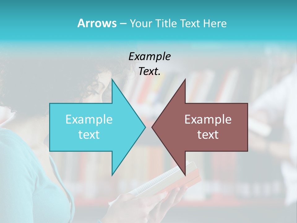 Female One Person Blonde PowerPoint Template