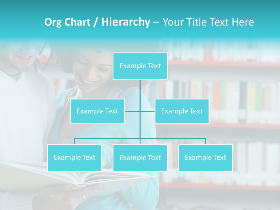 Happy Learning Attractive Female PowerPoint Template