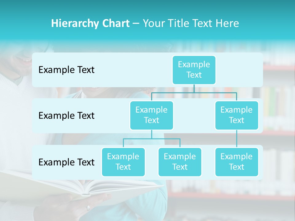 Happy Learning Attractive Female PowerPoint Template
