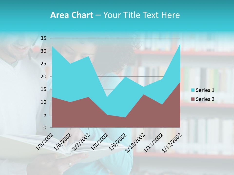 Happy Learning Attractive Female PowerPoint Template