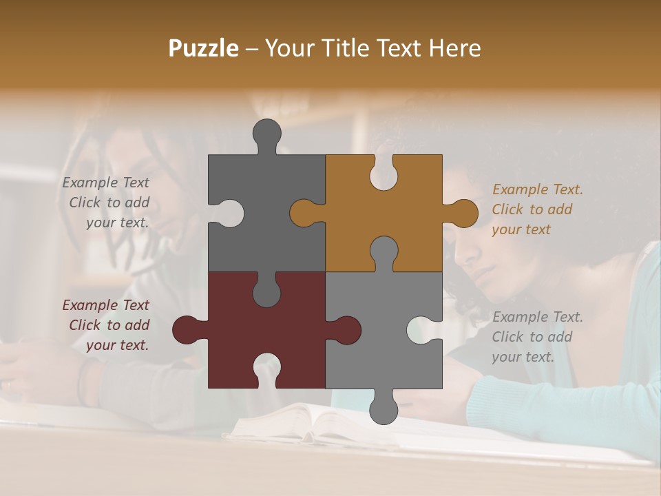 Smart Phone Young Man Campus PowerPoint Template