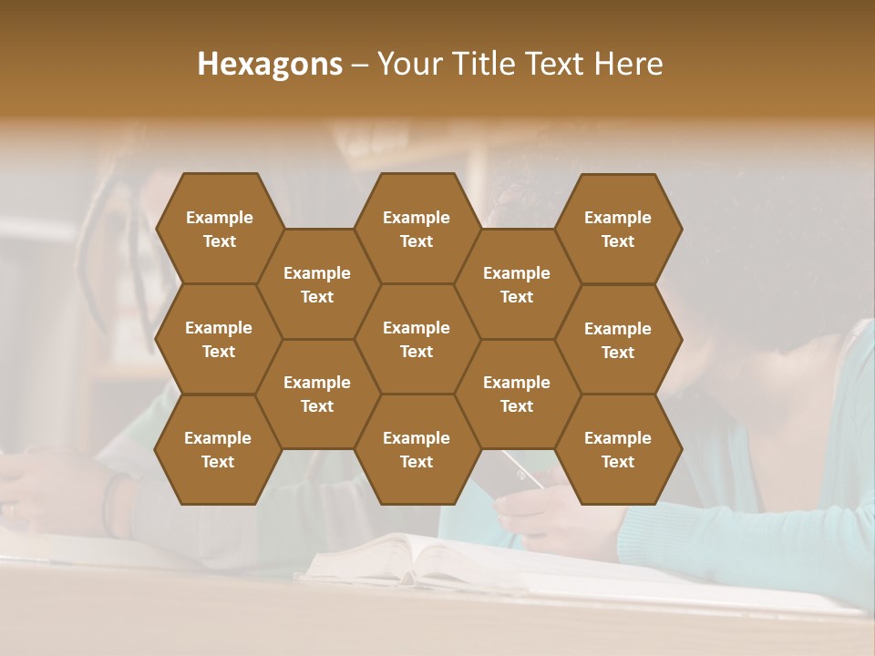 Smart Phone Young Man Campus PowerPoint Template