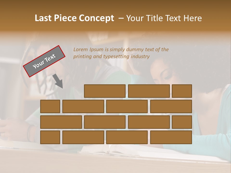 Smart Phone Young Man Campus PowerPoint Template
