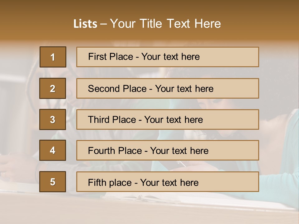 Smart Phone Young Man Campus PowerPoint Template