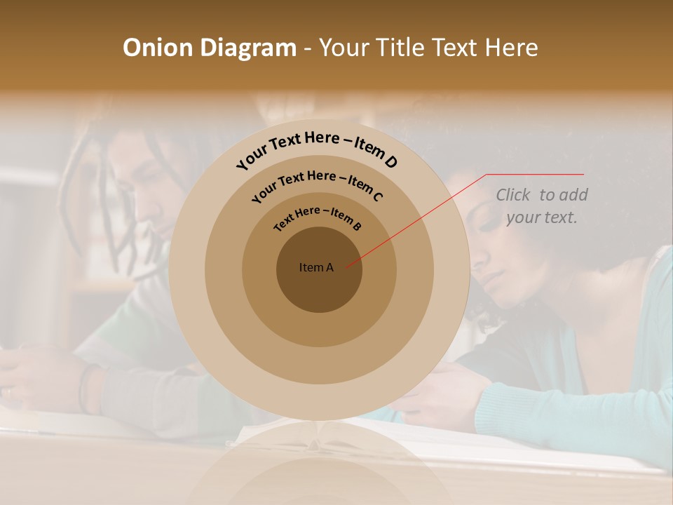 Smart Phone Young Man Campus PowerPoint Template