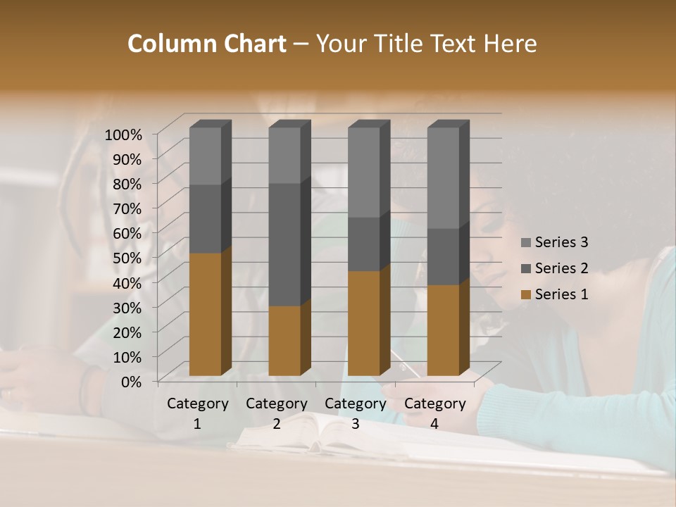 Smart Phone Young Man Campus PowerPoint Template