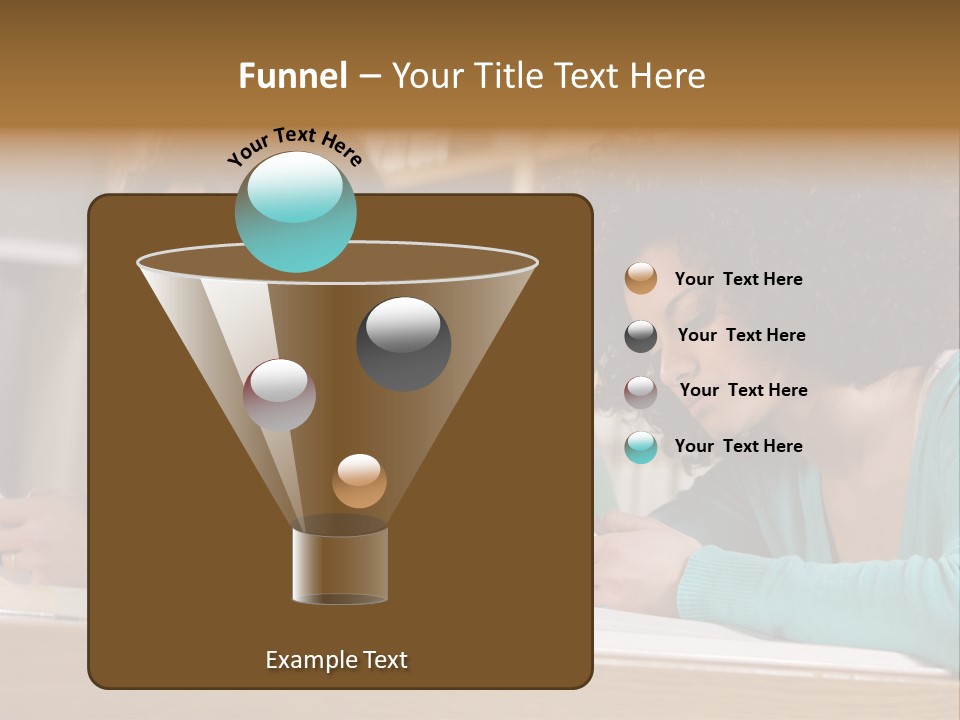 Smart Phone Young Man Campus PowerPoint Template