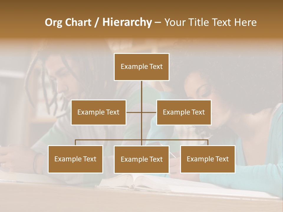 Smart Phone Young Man Campus PowerPoint Template