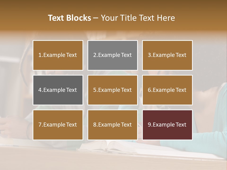 Smart Phone Young Man Campus PowerPoint Template