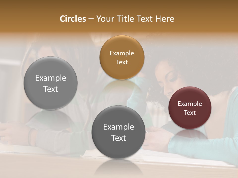 Smart Phone Young Man Campus PowerPoint Template