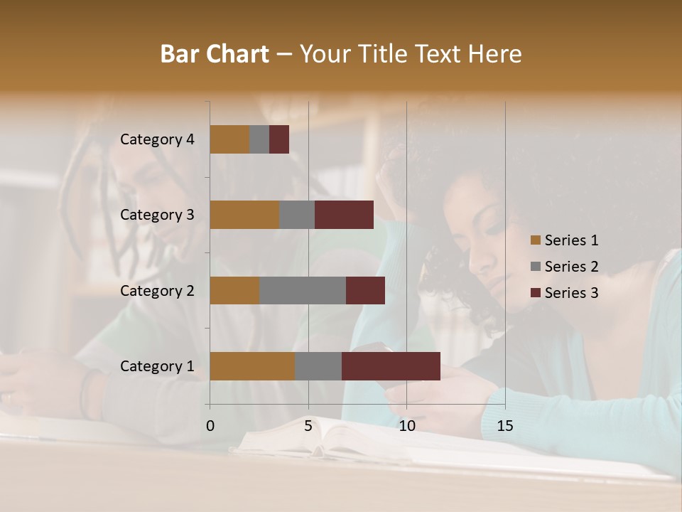 Smart Phone Young Man Campus PowerPoint Template