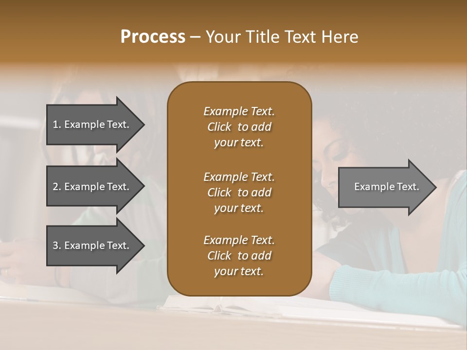 Smart Phone Young Man Campus PowerPoint Template