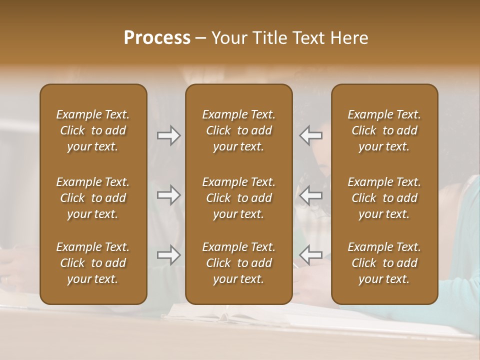 Smart Phone Young Man Campus PowerPoint Template