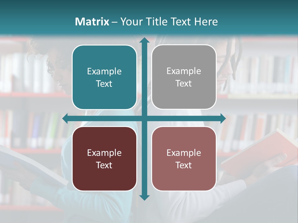Library Dreadlocks Education PowerPoint Template
