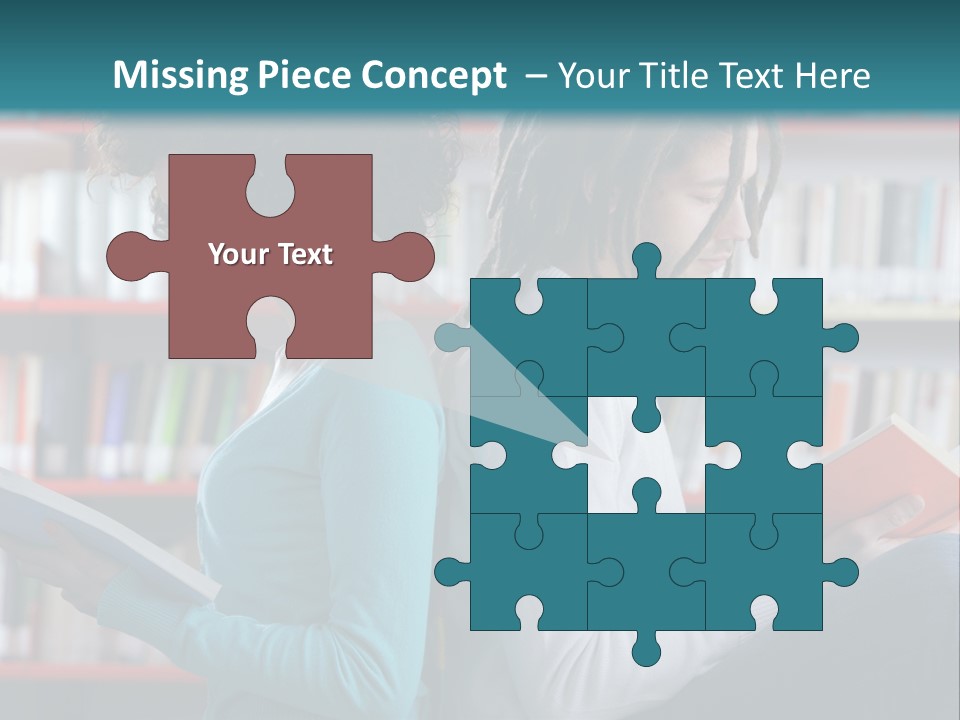 Library Dreadlocks Education PowerPoint Template