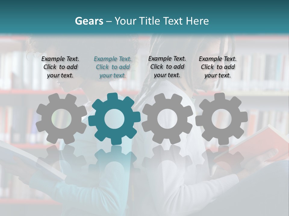 Library Dreadlocks Education PowerPoint Template