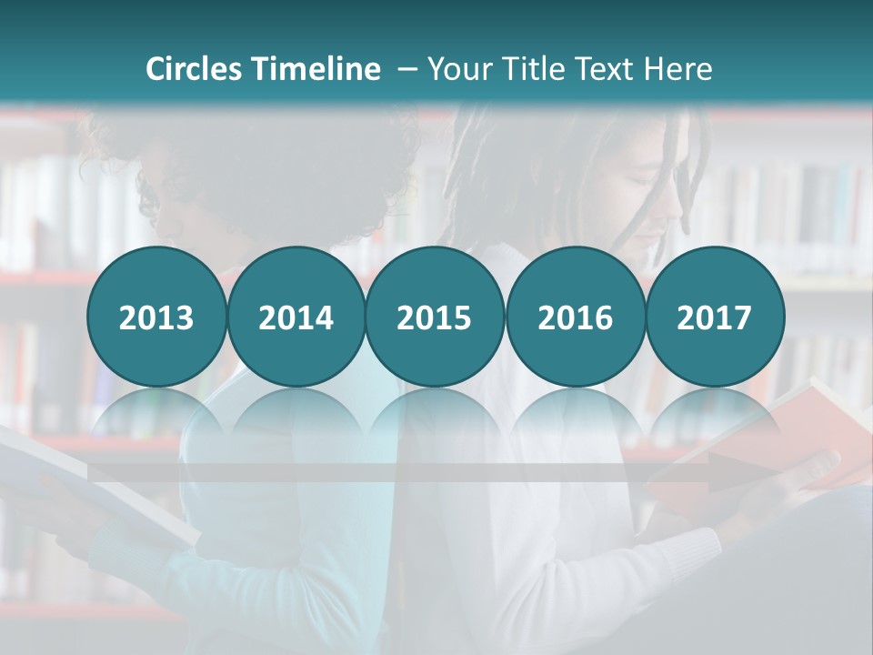 Library Dreadlocks Education PowerPoint Template