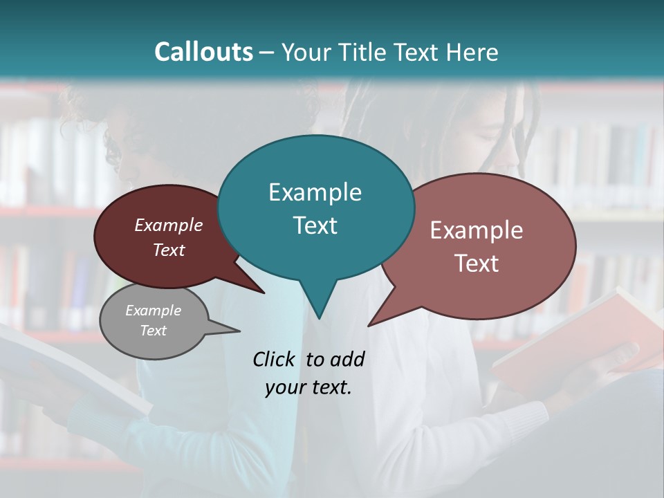 Library Dreadlocks Education PowerPoint Template