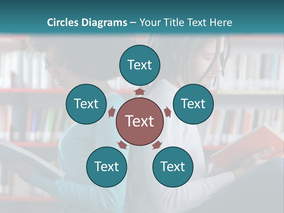 Library Dreadlocks Education PowerPoint Template