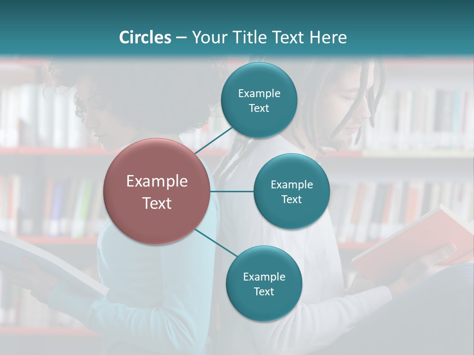 Library Dreadlocks Education PowerPoint Template