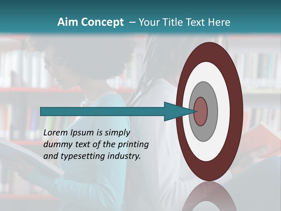 Library Dreadlocks Education PowerPoint Template