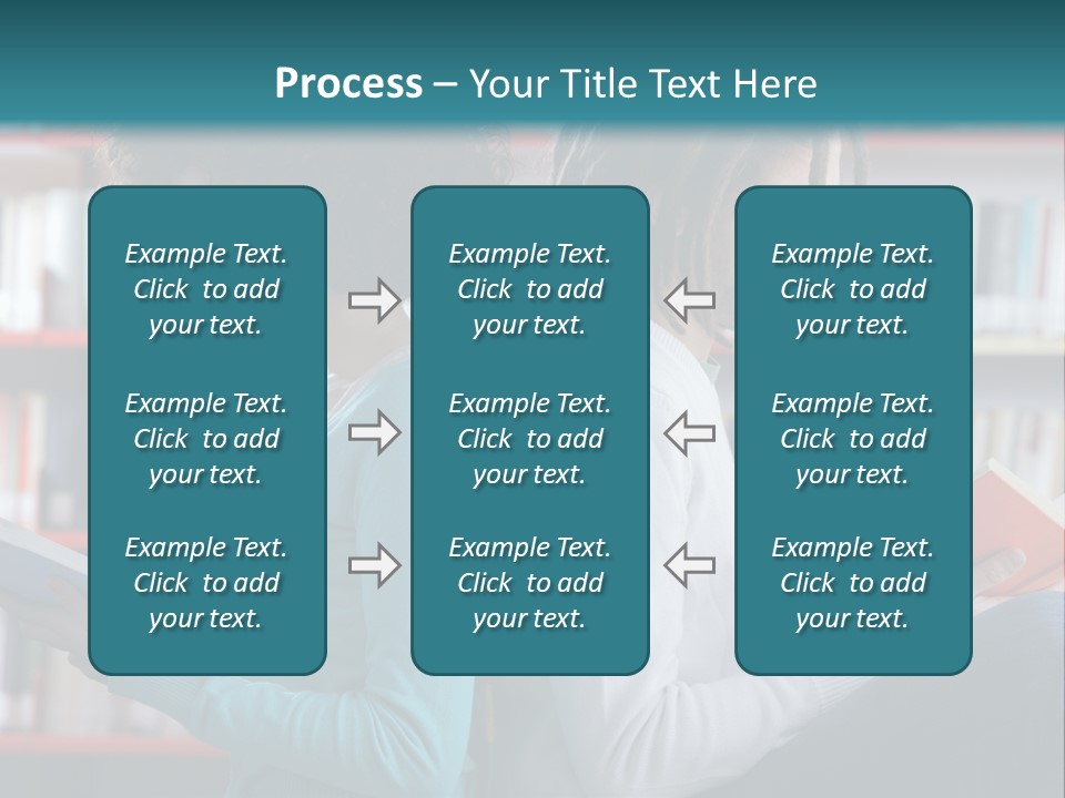 Library Dreadlocks Education PowerPoint Template