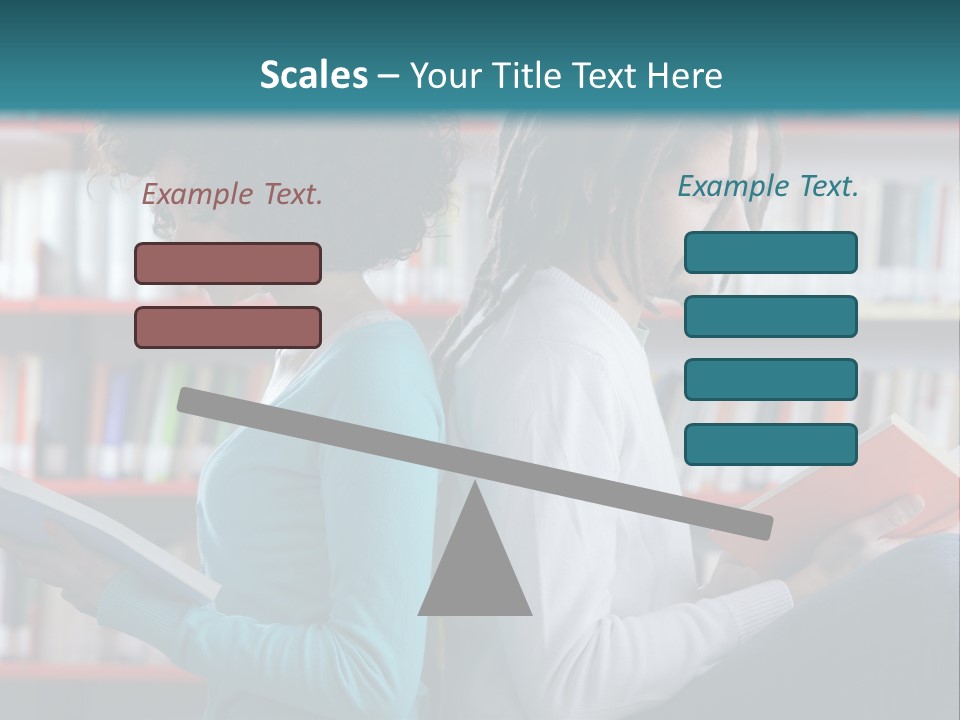 Library Dreadlocks Education PowerPoint Template