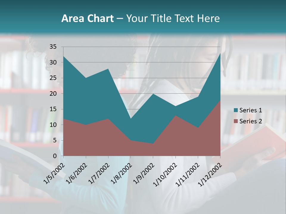 Library Dreadlocks Education PowerPoint Template