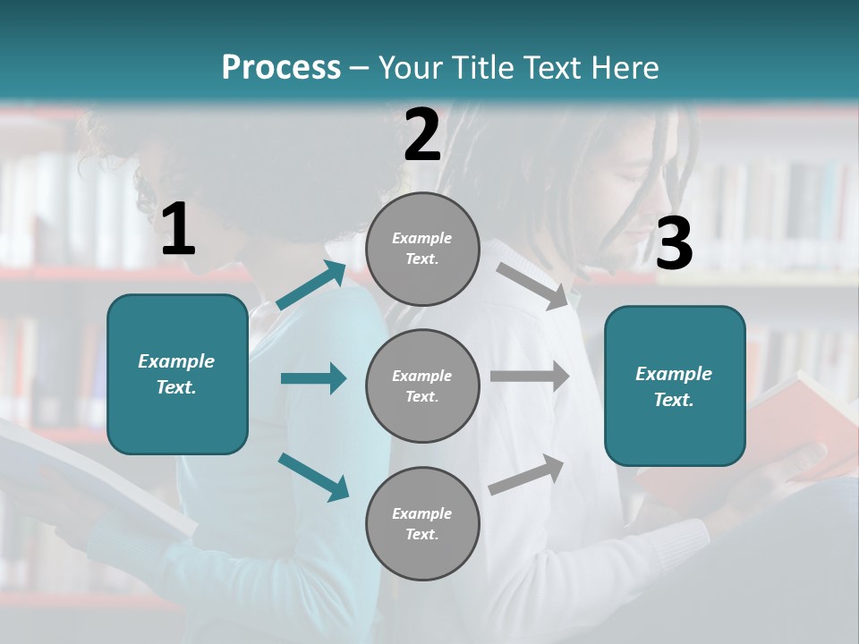 Library Dreadlocks Education PowerPoint Template
