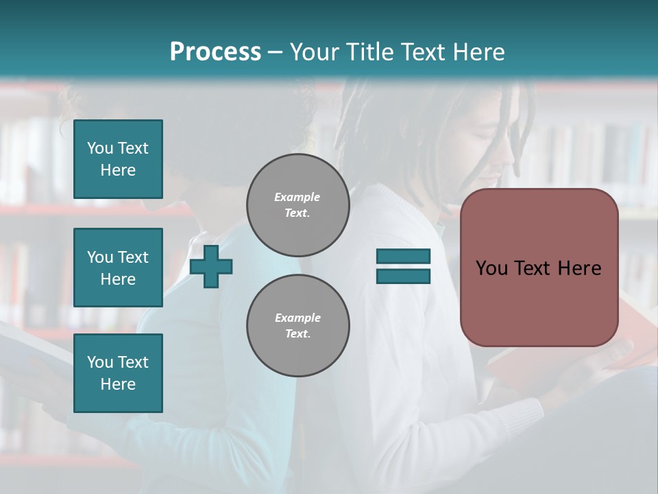 Library Dreadlocks Education PowerPoint Template
