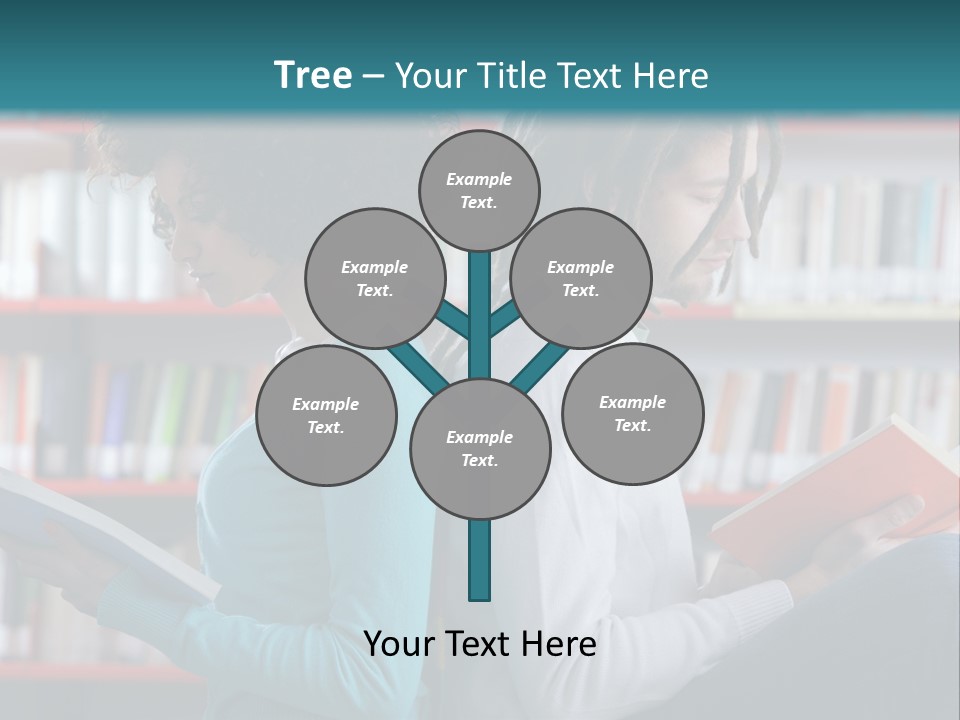 Library Dreadlocks Education PowerPoint Template
