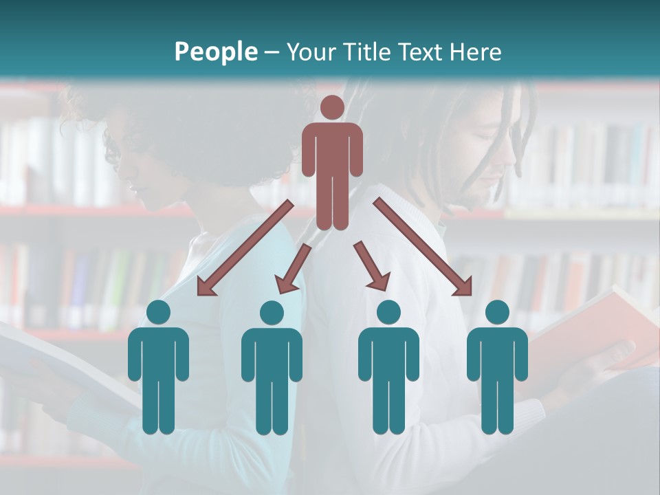 Library Dreadlocks Education PowerPoint Template