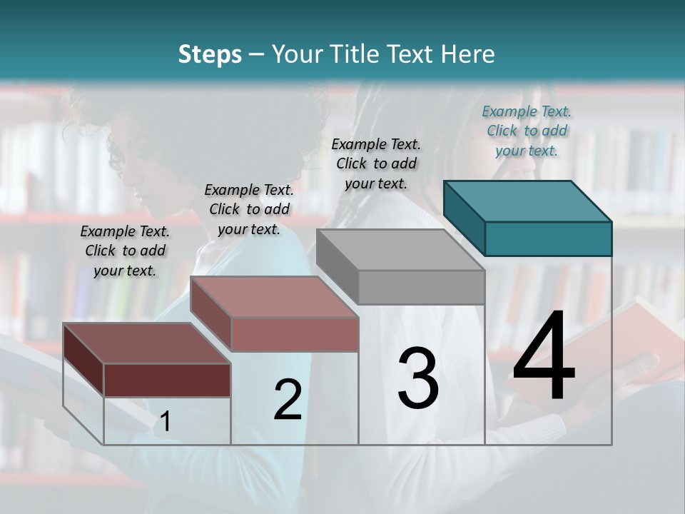 Library Dreadlocks Education PowerPoint Template