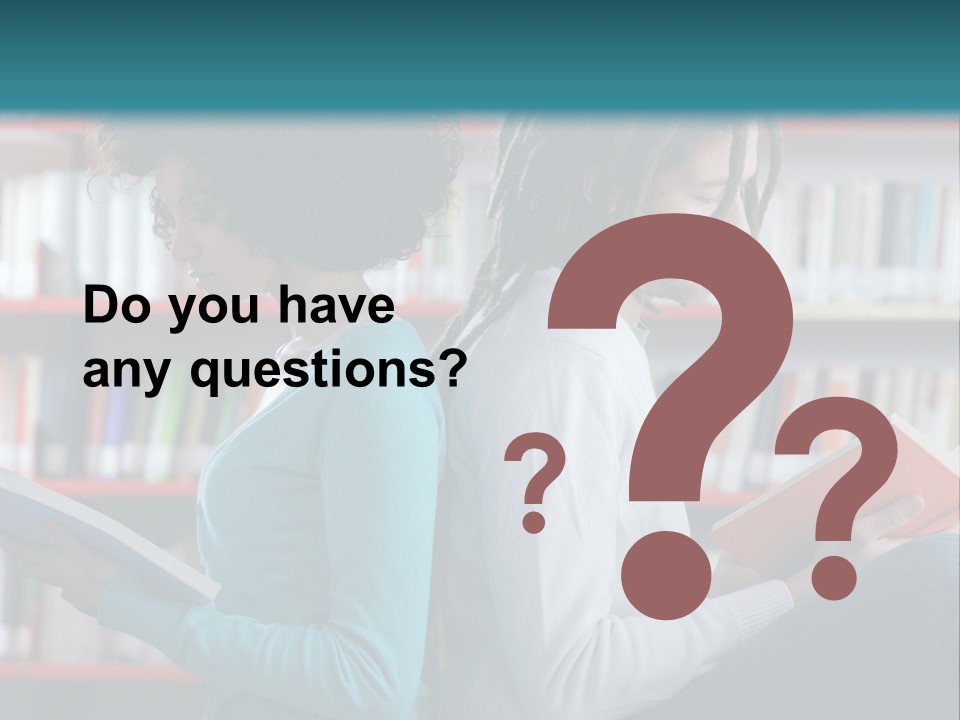 Library Dreadlocks Education PowerPoint Template