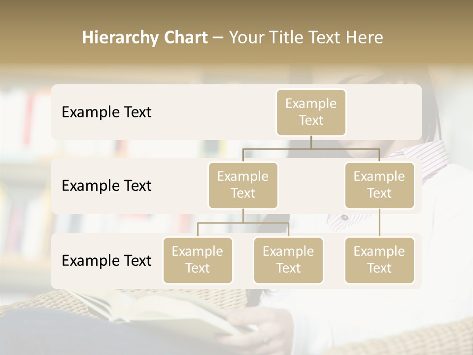 Attractive Smiling Person PowerPoint Template