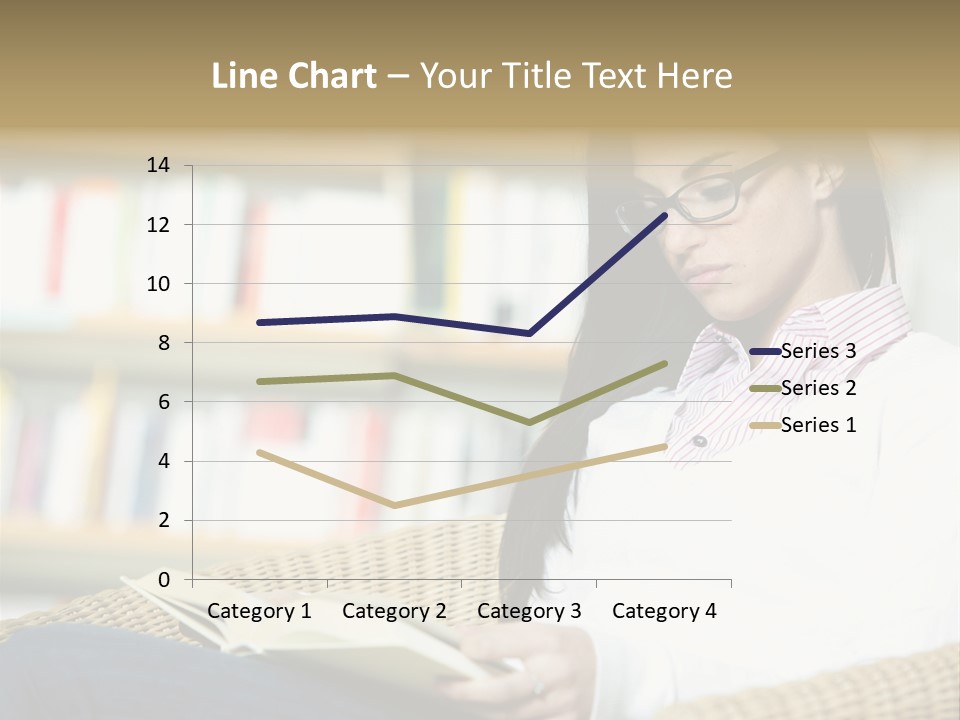 Attractive Smiling Person PowerPoint Template