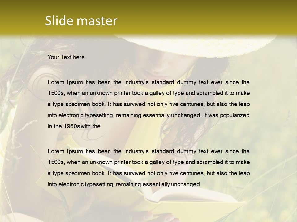 Years  Reading PowerPoint Template