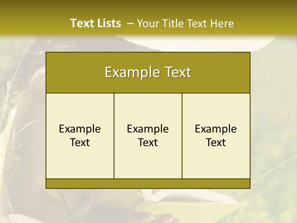 Years  Reading PowerPoint Template