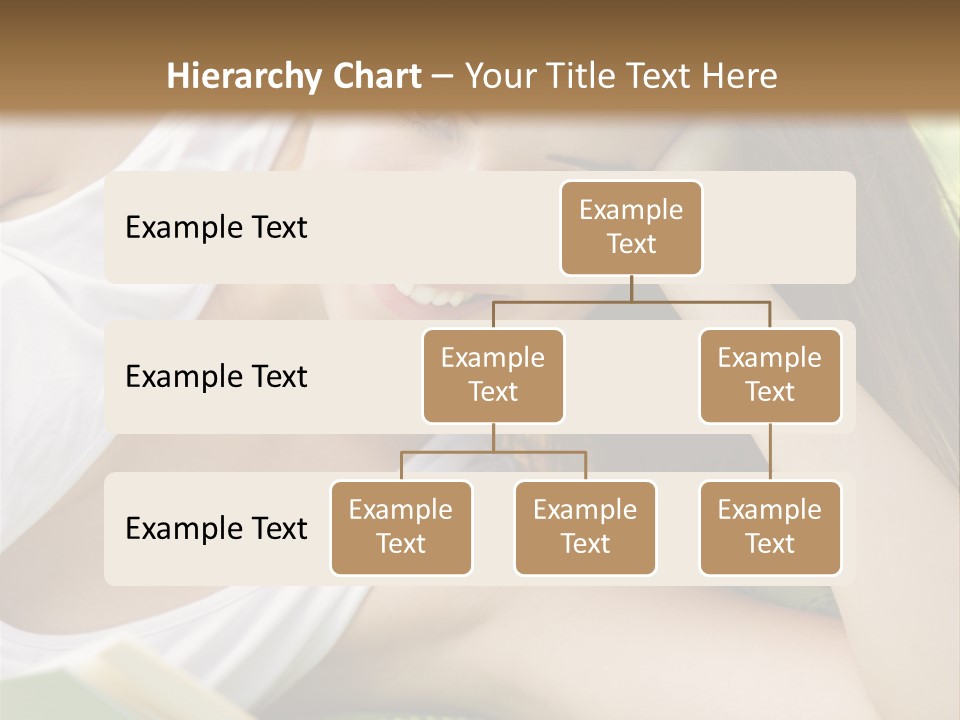 Happy Learning Attractive Female PowerPoint Template