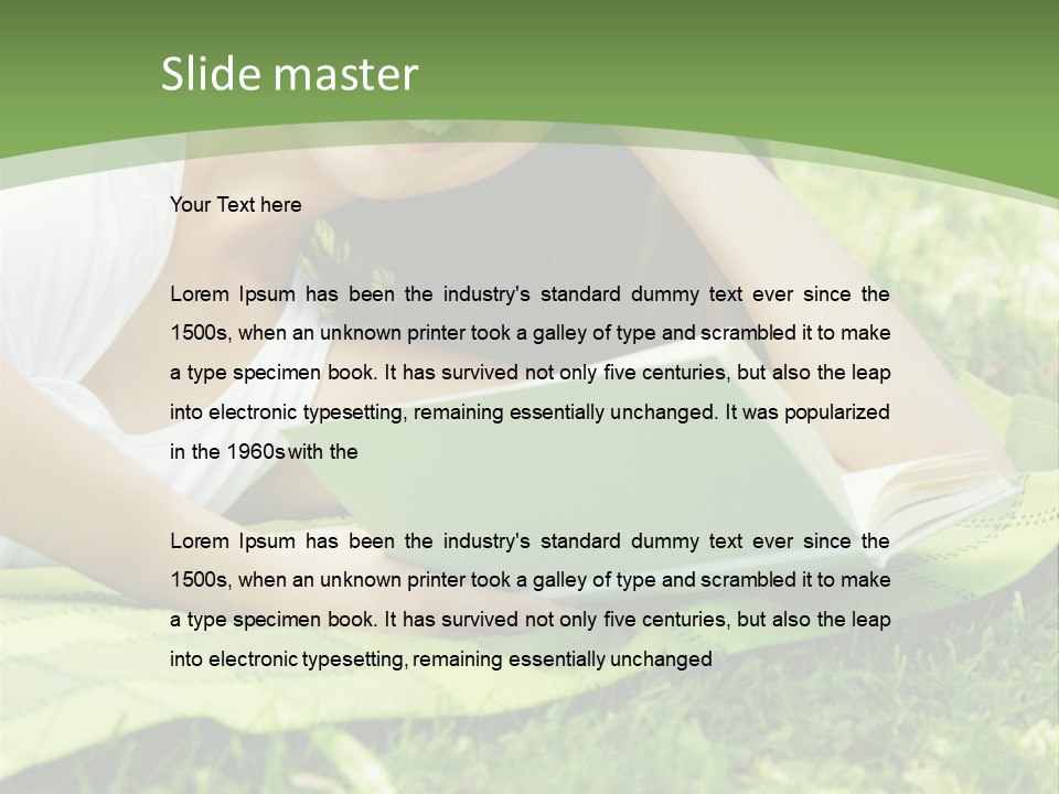 Cute Beautiful Leisure Activity PowerPoint Template