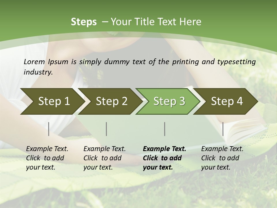 Cute Beautiful Leisure Activity PowerPoint Template