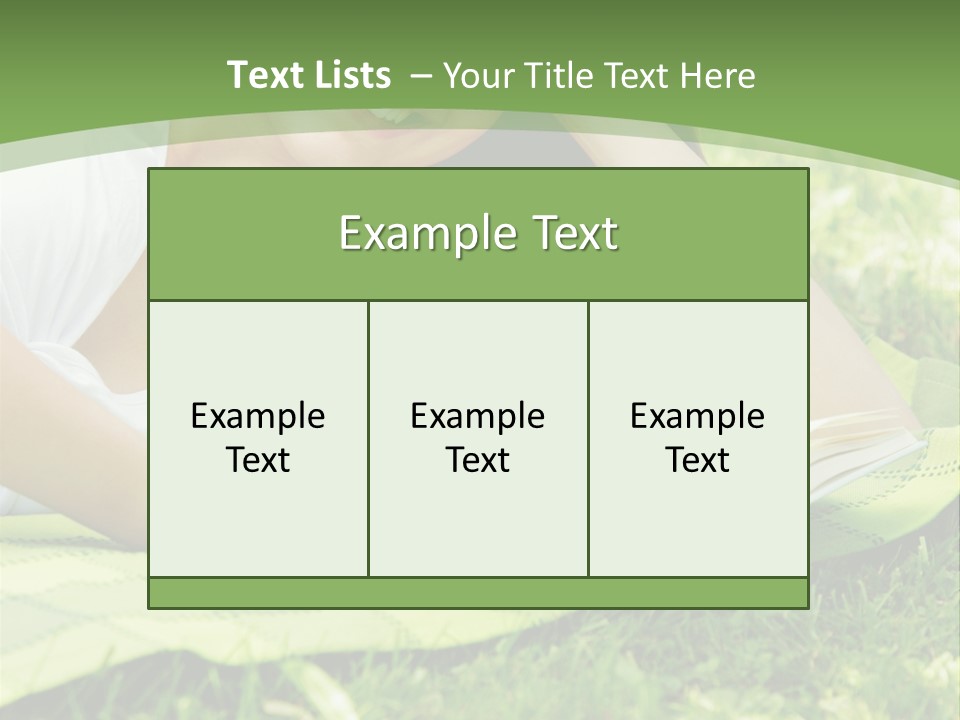 Cute Beautiful Leisure Activity PowerPoint Template